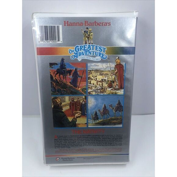 The Nativity VHS The Greatest Adventure Stories From The Bible Hanna-Barbera1987 - Picture 4 of 10
